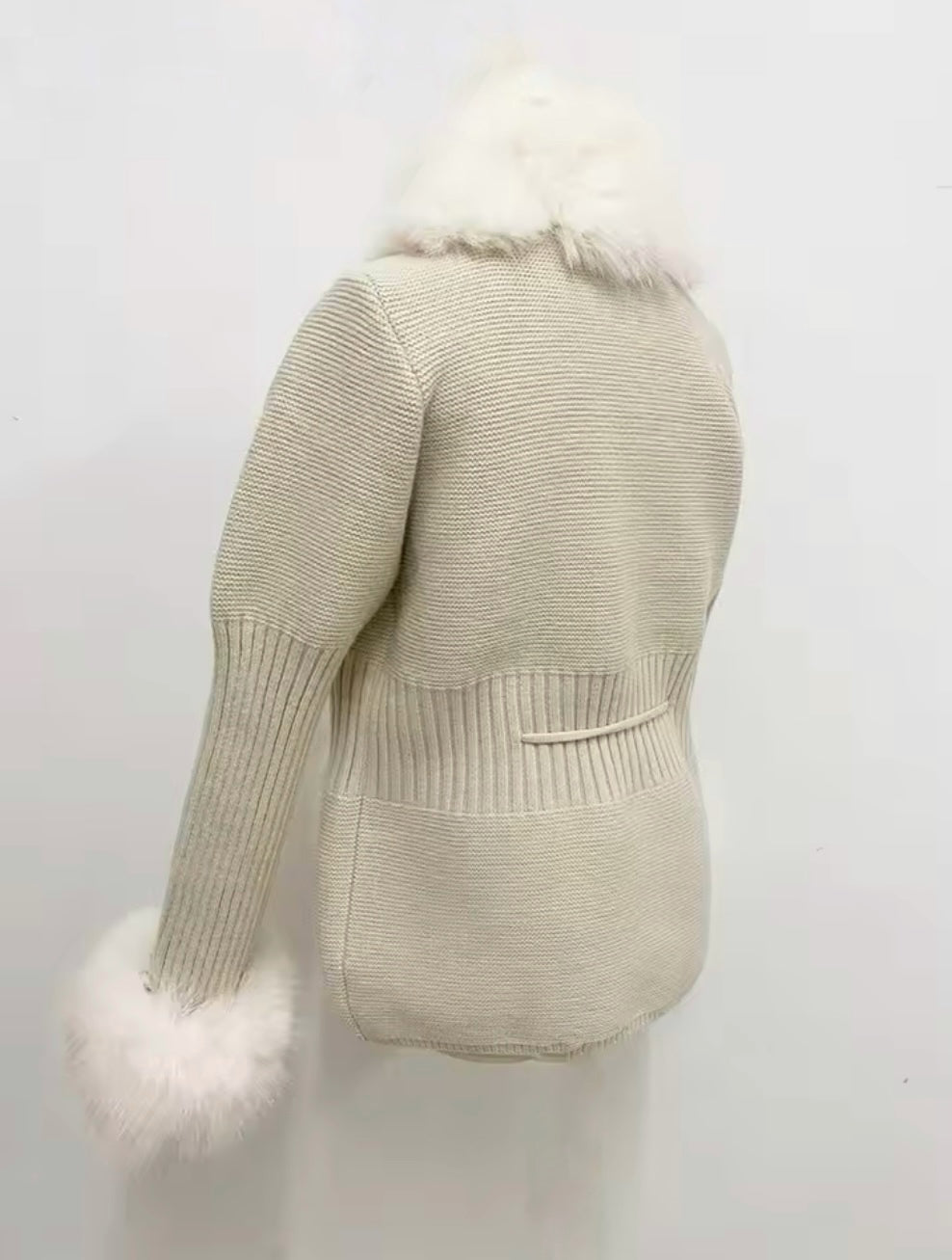 Fox Fur Cardigan